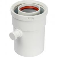 Элемент дымохода Stout конденсатосборник вертик. DN60/100, п/м уплотнения в компл. с лого