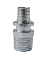 Муфта аксиальная с наружной резьбой  16x1/2" HILLMAN HM-C-1612M