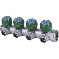 Коллектор регулирующий Stout 3/4", 4 отвода 1/2"