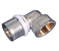 Пресс-фитинг угольник с переходом на внутреннюю резьбу MVI 20х3/4"