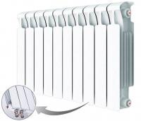 Радиатор биметаллический RIFAR MONOLIT VENTIL 500 MVR 14 секции нижнее правое подключение