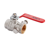 Кран с дренажем и воздухоотводчиком MVI 1/2" вн.-вн. ручка