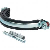 Комплекты Stout Хомут для труб, комплект: хомут+шпилька шуруп +дюбель пластиковый 5"(135-143)