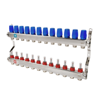 Коллектор с расходомерами, 12 выхода