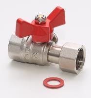 Кран шаровый для подключения манометра MVI 1/2"HРx1/4"BР