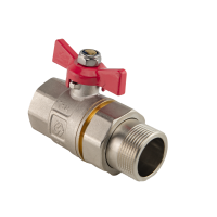 Кран-американка ГОСТ, 1 1/4" вн.-нар., рукоятка «бабочка»