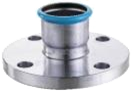 Переходный фитинг на фланцевое соединение MVI, 35 (нержавеющая сталь)