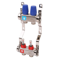 Коллектор с расходомерами, 2 выхода