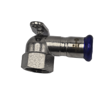 Пресс-водорозетка MVI, 22х1/2 (нержавеющая сталь)