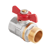 Кран AquaHit 1" вн.-нар., бабочка (БГШ)