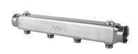 Коллектор из нержавеющей стали MVI, м\ц 100мм, 1"x1/2", 4 выхода