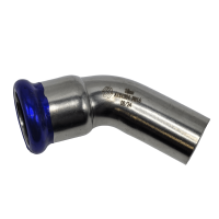 Пресс-угольник 45° ВН MVI, 76 (нержавеющая сталь)