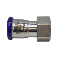 Пресс-фитинг с накидной гайкой MVI, 18x3/4" (нержавеющая сталь)