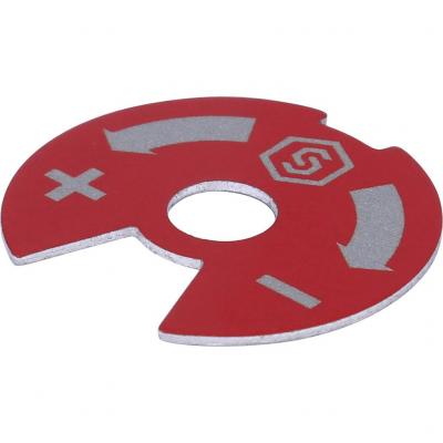 Синий-красный диск для распределительных коллекторов Stout