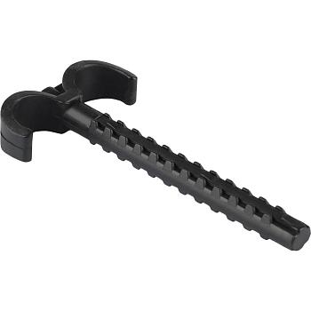 Дюбель-крюк Stout двойной, для труб д.20мм, длина 80мм