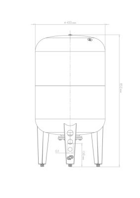 Гидроаккумулятор Джилекс ВПк 100