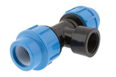 Тройник комбинированный с внутренней трубной резьбой 32х1”Мх32 Джилекс