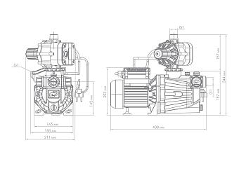 Насос-автомат Джилекс «ДЖАМБО»  60/35 П-К «Комфорт» (2.0)