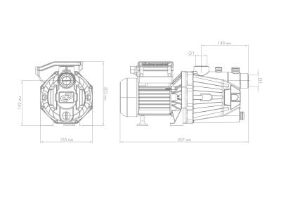 Насос поверхностный Джилекс «ДЖАМБО» 60/35 П (2.0)