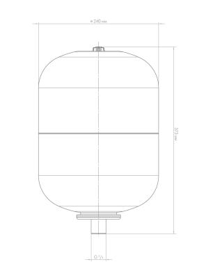 Расширительный бак Джилекс ВП 14