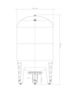 Гидроаккумулятор Джилекс В 50