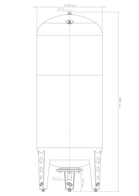 Гидроаккумулятор Джилекс ВПк 500