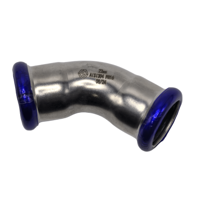 Пресс-угольник 45° MVI, 54 (нержавеющая сталь)