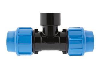 Тройник комбинированный с внутренней трубной резьбой 32х1”Мх32 Джилекс