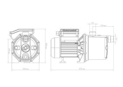 Насос поверхностный  Джилекс «ДЖАМБО» 60/35 Н