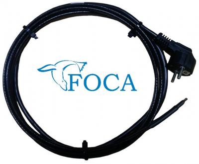 Кабель греющий саморегулирующийся на трубу 8м готовый комплект Foca