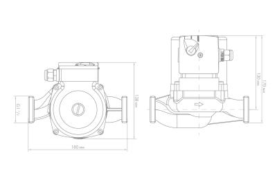 Насос циркуляционный  Джилекс «ЦИРКУЛЬ» 25/80