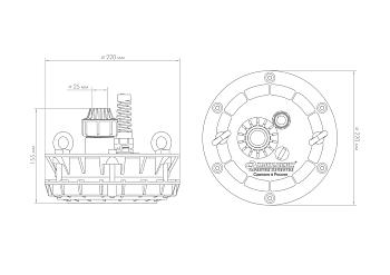 Оголовок скважинный Джилекс ОСП 110-133/25